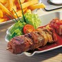 Schaschlik-Spieß roh, ungewürzt