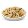 Gegrillte Zwiebeln in Sonnenblumenöl