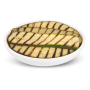 Gegrillte Zucchini in Sonnenblumenöl