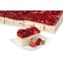 Erdbeer-Himbeer-Joghurt-Schnitte 19,5 x 29 cm